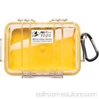 PELICAN 1020 MICRO CASE YELLOW WITH CLEAR LID 552023699